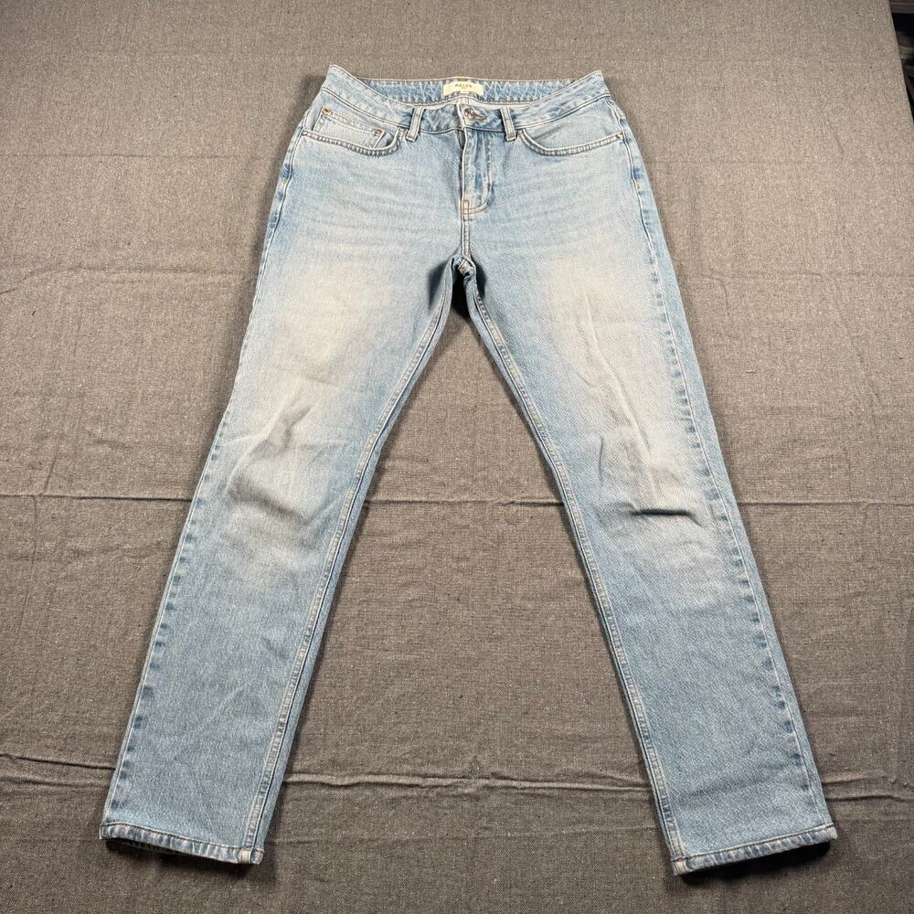 REISS Men's SARI Jeans Mid Blue Wash Size 30 20RS16 29" Inseam Boyfriend Fit